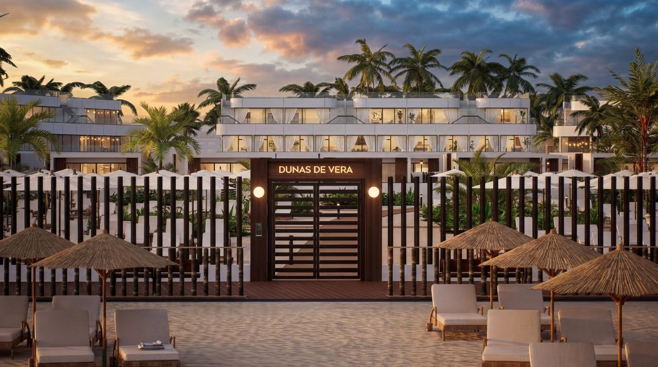 Private beach